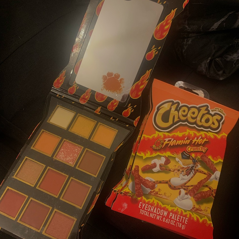 Flamin Hot Cheetos Eyeshadow Palette - cruelty free and vegan - limited edition!
